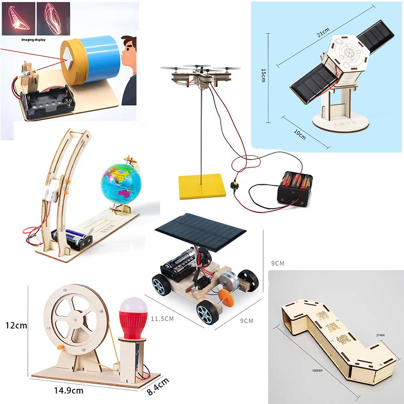 Science Project Physics - 子供向けDIY科学玩具 教育科学実験キット モデル物理学 STEMプロジェクト パズルゲーム 学校実験用品