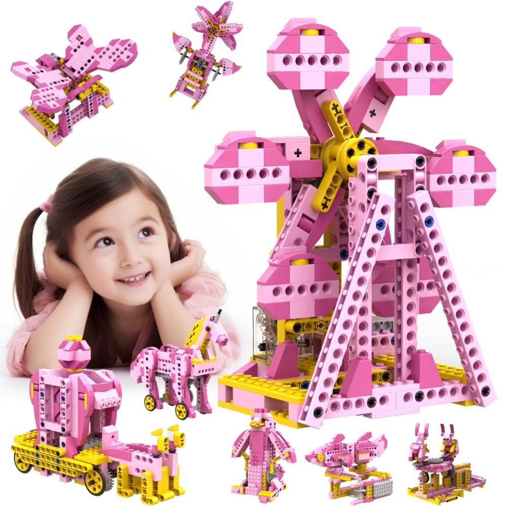 Science Robotics - アピター STEM おもちゃ 女の子向けギフト 8in1 電動モーター
