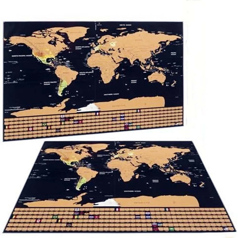 Star Map Poster - デラックストラベルスクラッチワールドマップ、ウォールアートポスターとプリント、旅行や部屋、オフィス、家の装飾のためのクリエイティブスクラッチオフマップ、新しい