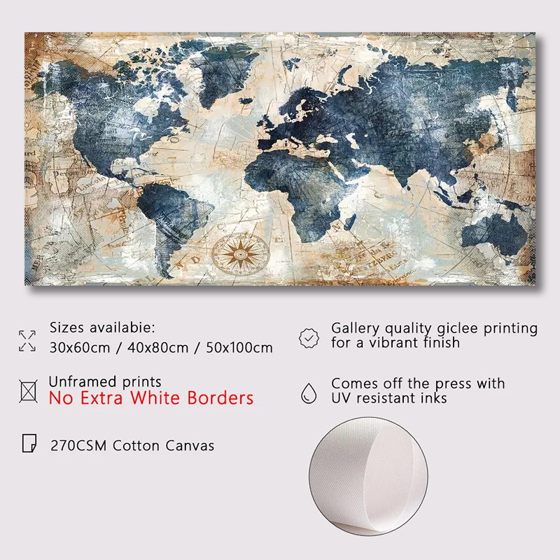 世界地図のポスター,壁アート,寝室,リビングルーム,廊下,キ - Star Map Poster のレビューと価格