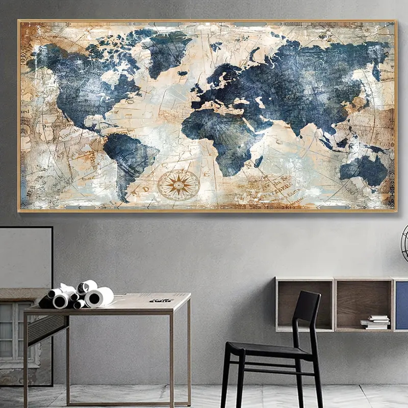 世界地図のポスター,壁アート,寝室,リビングルーム,廊下,キ - Star Map Poster のレビューと価格