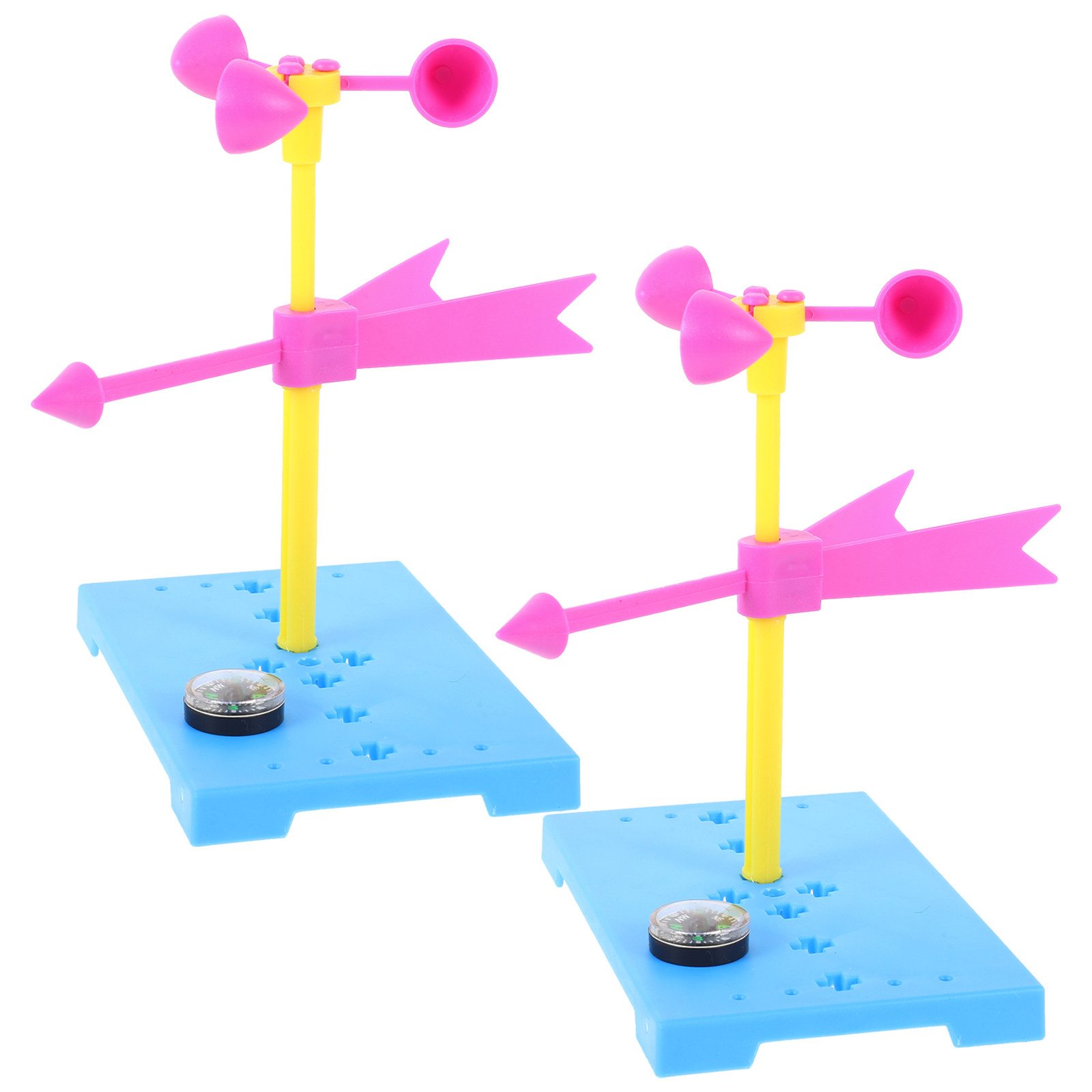 2セット DIY手作り風速計風向計 子供向け教育科学実験 教 - Science Project Diy のレビューと価格
