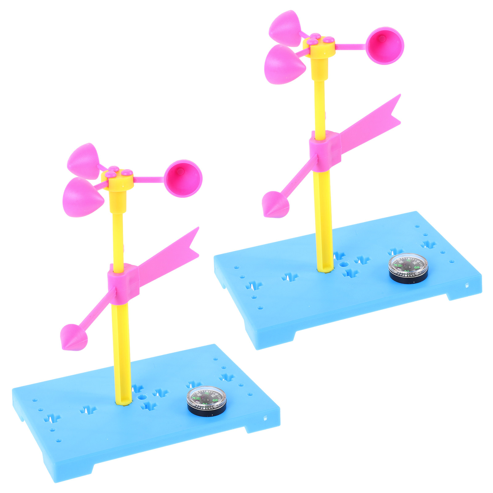 2セット DIY手作り風速計風向計 子供向け教育科学実験 教 - Science Project Diy のレビューと価格