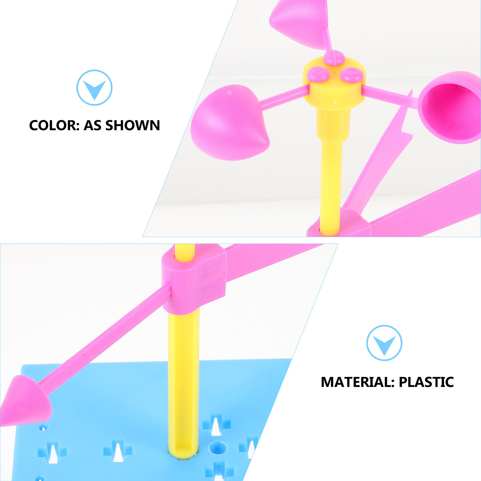 2セット DIY手作り風速計風向計 子供向け教育科学実験 教 - Science Project Diy のレビューと価格