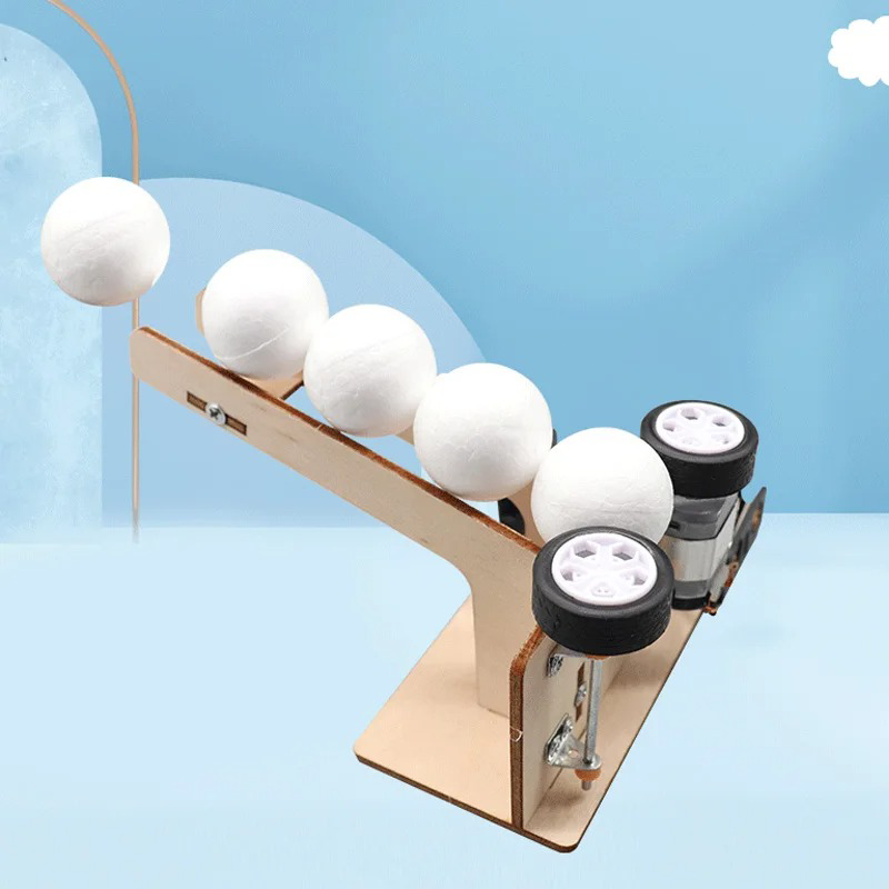 電動ボールピッチングマシンキット DIY科学玩具 教育技術プ - Science Project Diy のレビューと価格
