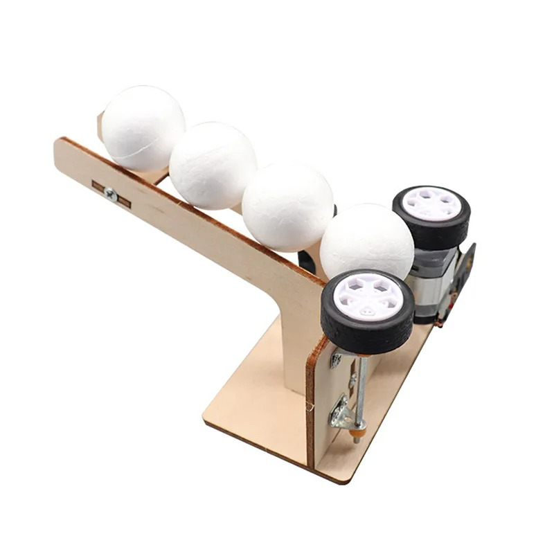 電動ボールピッチングマシンキット DIY科学玩具 教育技術プ - Science Project Diy のレビューと価格