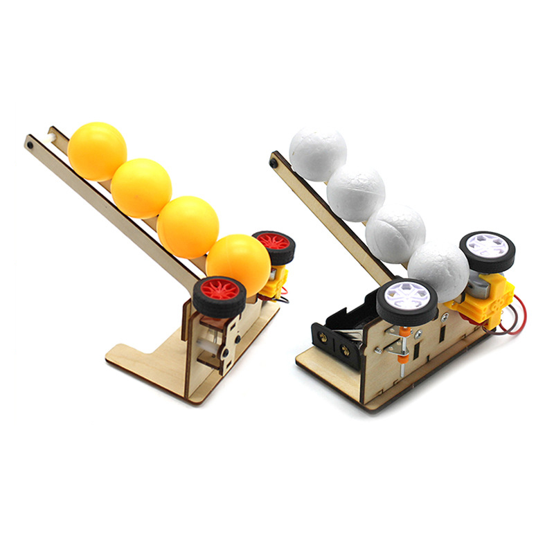 自動発射ボール装置 学生 DIY 手作り組み立ておもちゃ テ - Science Toys Diy のレビューと価格