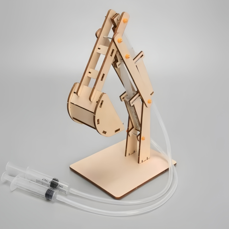 DIY 油圧ショベルモデル子供テクノロジー科学おもちゃ実験ツ - Science Project Diy のレビューと価格
