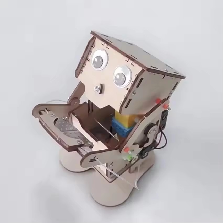 コインを飲み込むロボットモデル DIY 木製組み立て科学実験 - Science Robotics のレビューと価格