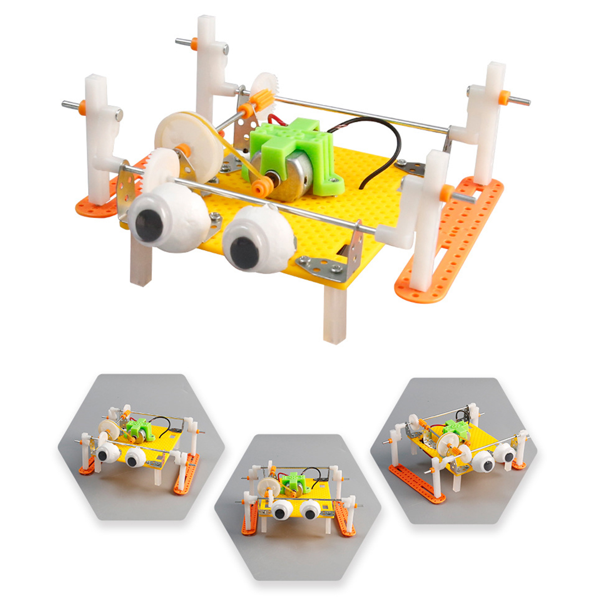 子供向け科学技術小型製作歩行ロボット創造的なSTEM科学実験 - Science Robotics のレビューと価格
