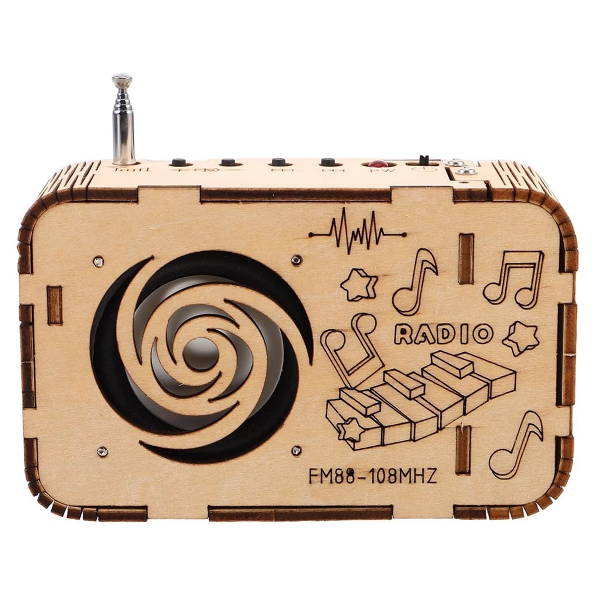 DT57 最新モデル 88-108MHZ DIY FM ラジ - Science Project Physics のレビューと価格