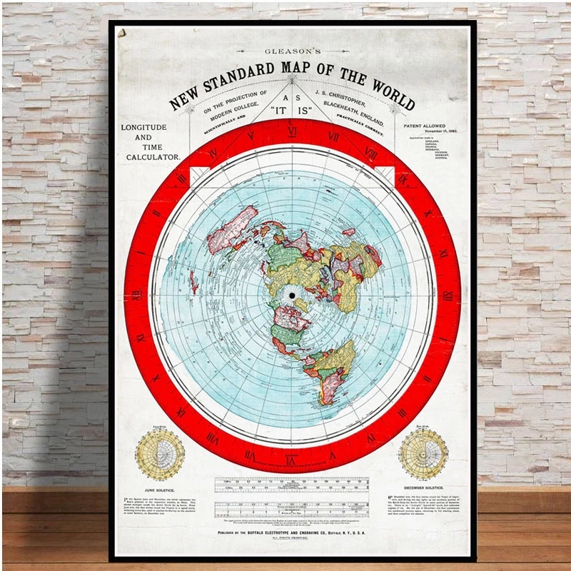 家のポスターとプリント,フラット地球,映画,世界地図,モダン - Star Map Poster のレビューと価格
